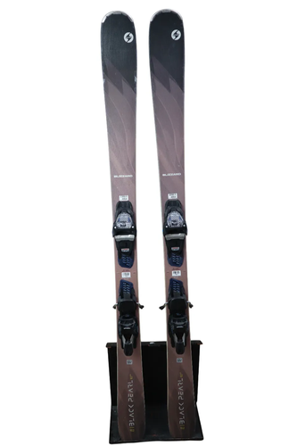 USED 2020 Blizzard Black Pearl 82 SP 152cm Skis w/ Bindings