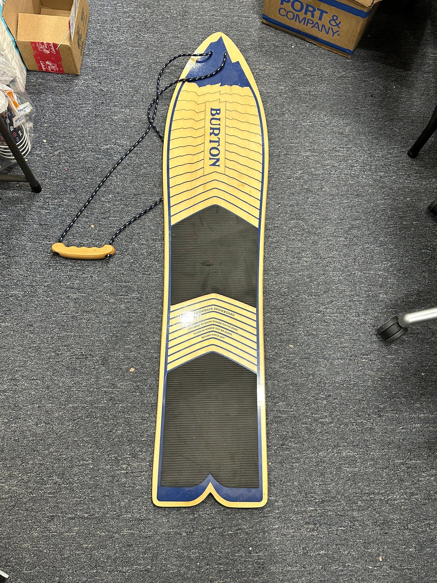 Burton Throwback Snowboard 130 cm | SidelineSwap | Buy and Sell on 