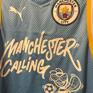 Puma Manchester City Soccer Jersey Tank Men’s Medium Brand new Rare!!!