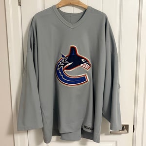 Authentic Jofa Vancouver Canucks West Coast Express Practice Gray Jersey Size 58