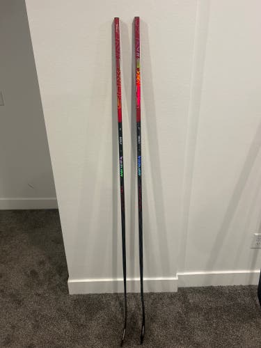 Custom Red Bauer Nexus Tracer (Left Handed, 77 flex, P92) (Lightly used)