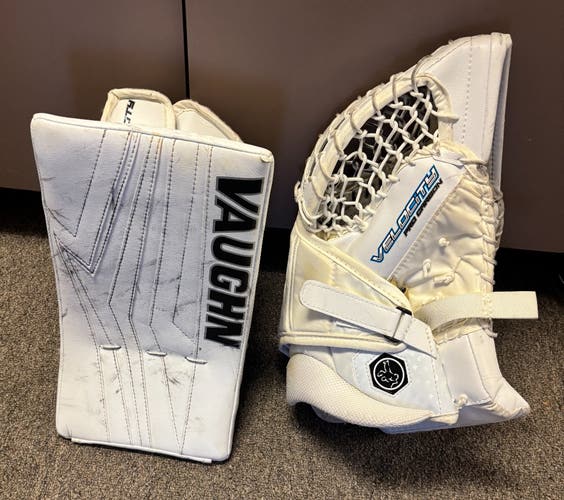 Vaughn V9 Pro Carbon Glove and Blocker (Used)