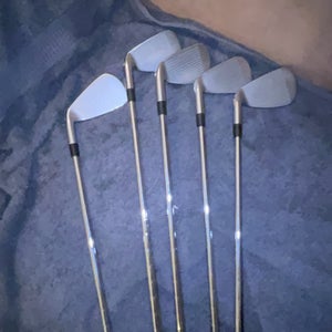 Men's Tour Edge Exotics Right Handed Clubs (Full Set) Stiff Flex 5 Pieces (Used)