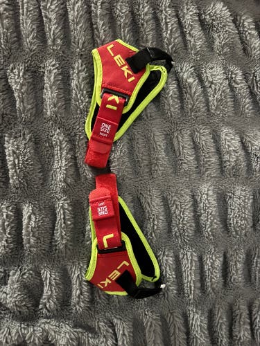 Red One Size Fits All Leki Glove Straps (New)