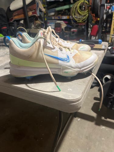 Men's Size M 10.5 (W 11.5) Nike Air Zoom Diamond Elite Low Top Metal (Used)