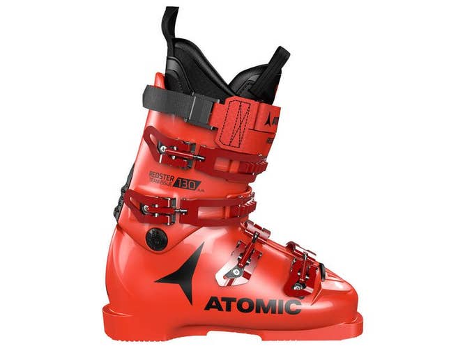 NEW Atomic Redster Team Issue 130 Ski Boots (27.5) - Red - 2024