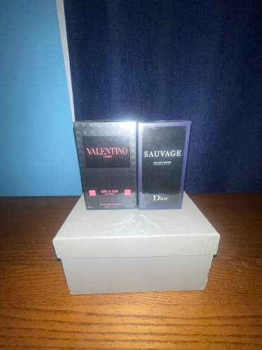 Val uomo and Dior eau perfumship next day