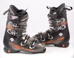NEW Fischer RC Pro XTR 90 TS Ski Boots (25.5) - Grey/Orange - 2018