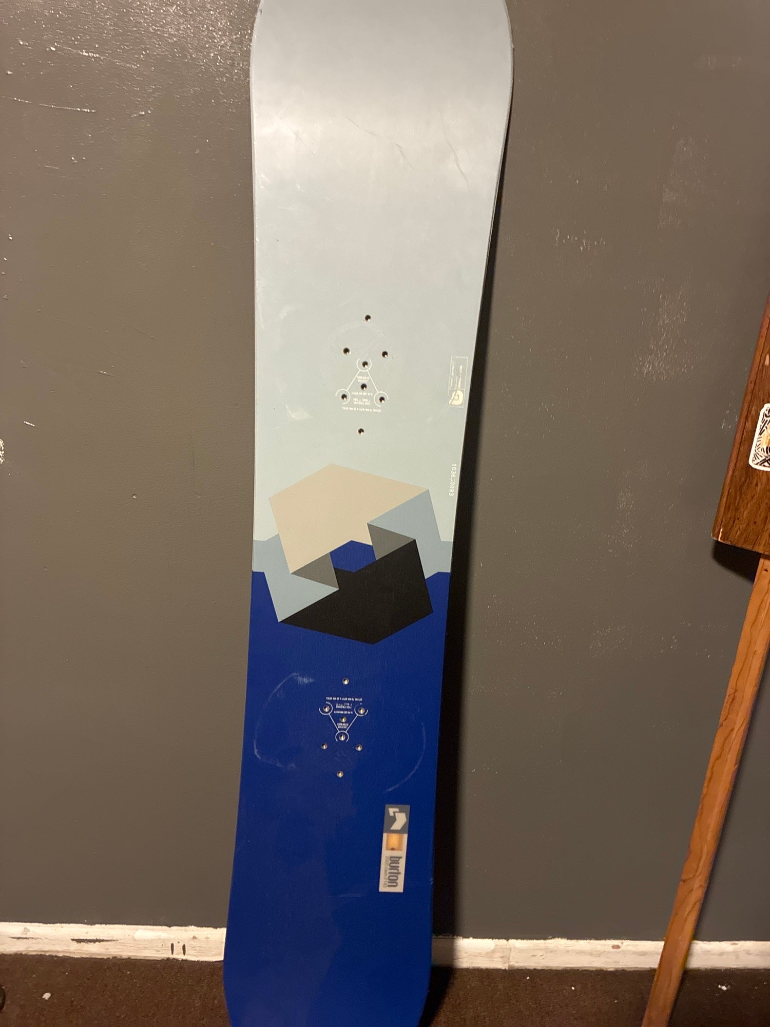 Used Burton Clash 155 Cm Snowboard Combo W Md Burton Freestyle