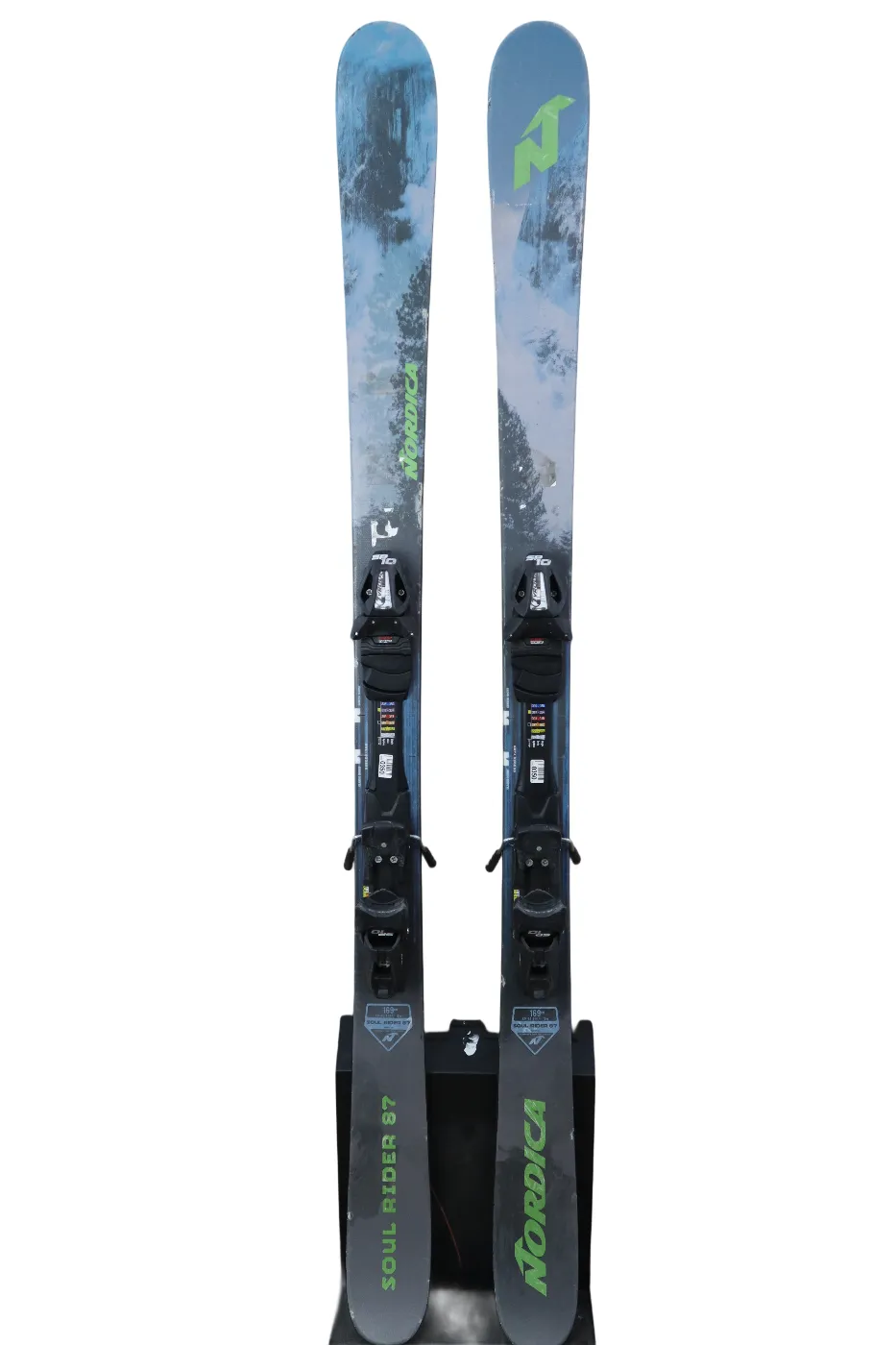USED Nordica Soul Rider 87 169cm with Tyrolia SP 10 Bindings