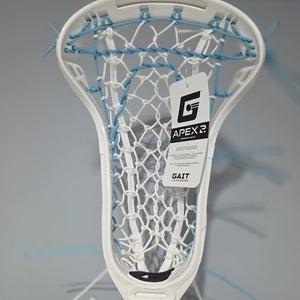 New GAIT APEX 2 White Light Blue Women’s Lacrosse Done ready to ship