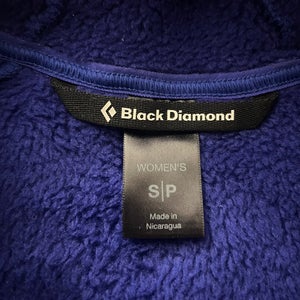 Purple Women's Small Black Diamond Sweatshirt (Used)