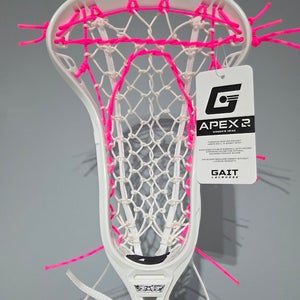 New GAIT APEX 2 White Pink Women’s Lacrosse Done ready to ship