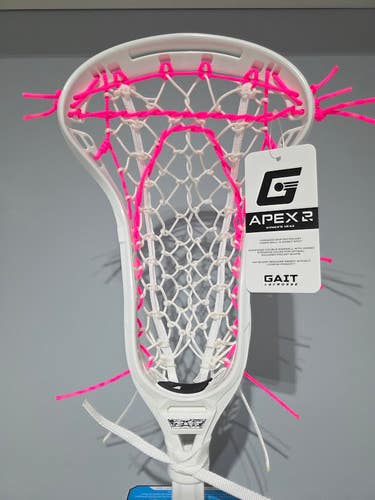 New GAIT APEX 2 White Pink Women’s Lacrosse Done ready to ship