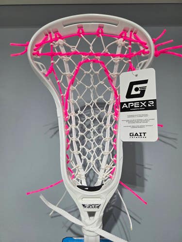 New GAIT APEX 2 White Pink Women’s Lacrosse Done ready to ship