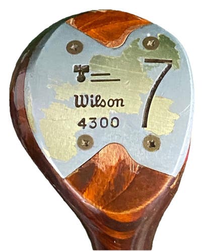 Wilson 4300 7 Wood RH Matched Flex Lite Regular Steel 41" Factory Grip HC Nice