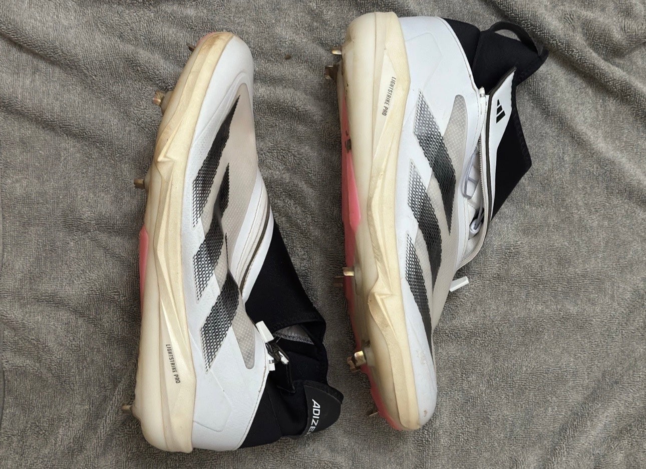 Adidas Adizero Afterburner Mens Metal Baseball Cleats Black  display picture 3