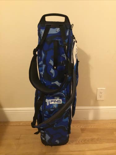 Ping Hoofer Camo Stand Golf Bag with 5-way Dividers & Rain Cover
