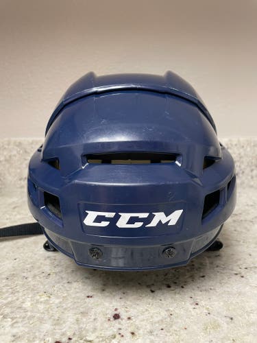 Pro Stock CCM V08 Hockey Helmet Large NHL WSH Capitals Great Condition Navy