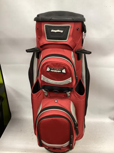Used Bag Boy REVOLVER Mens Stand Bag Red 11851-S000041891