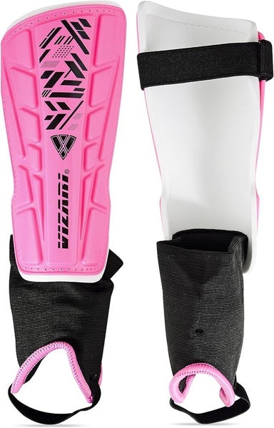Vizari Malaga Soccer Shin Guards for Kids | Soccer Gear for Boys Girls| Pink | VZSG70084-XXS