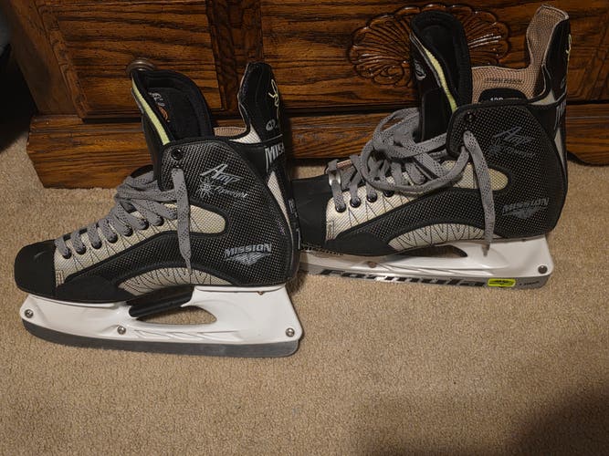 Mission Amp Flyweight Hockey Skates Regular Width 13 (New)