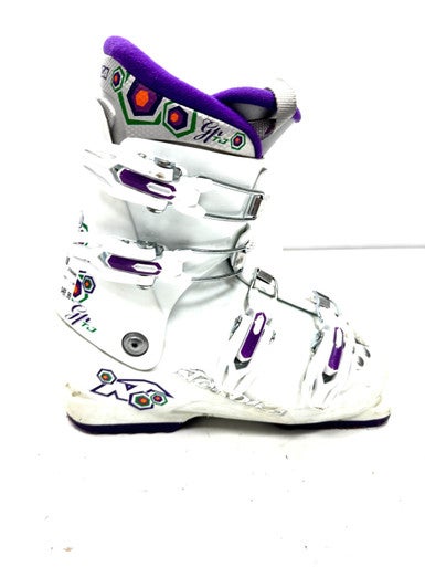 Used Nordica TJ GR Girls DH Ski Boot White 235 MP - J05.5 - W06.5 11860-S000302885