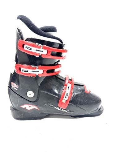 Used Nordica T3 GP Boys DH Ski Boot Black 235 MP - J05.5 - W06.5 11860-S000302886