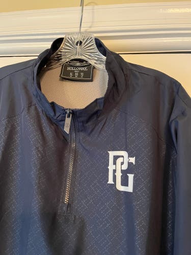 Men's XL Holloway Perfect Game 1/4 zip windbreaker