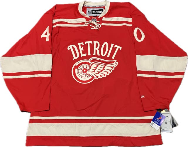NWT Detroit Red Wings Henrik Zetterberg 2014 Winter Classic Reebok NHL Hockey Jersey Size 2XL