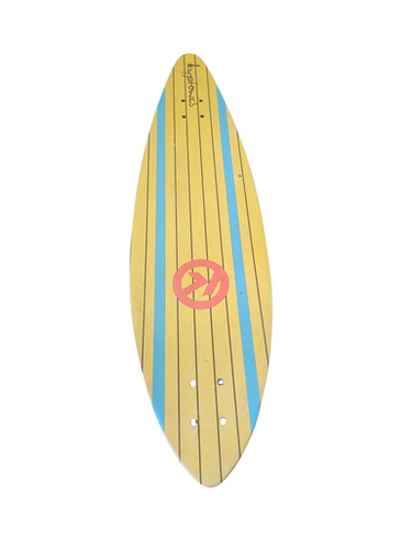 Used Kryptonics YELLOW AND BLUE 37IN Longboard None Long 11850-S000022739