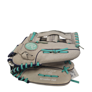 Used Rawlings FASTPITCH SOFTBALL BB/SB Glove RH Throw Tan 12" 11850-S000022753