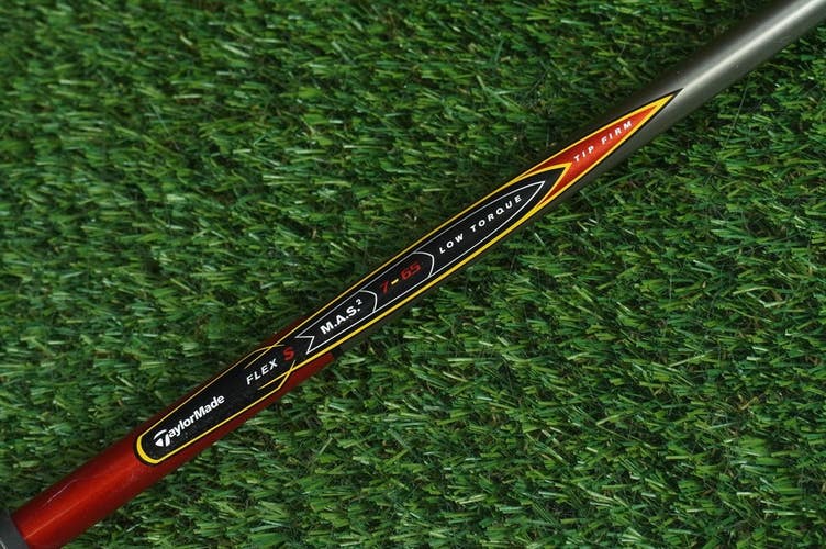 TAYLORMADE R7 QUAD 42.75 DRIVER SHAFT PULL M.A.S. 7-65 STIFF TAYLORMADE GRIP