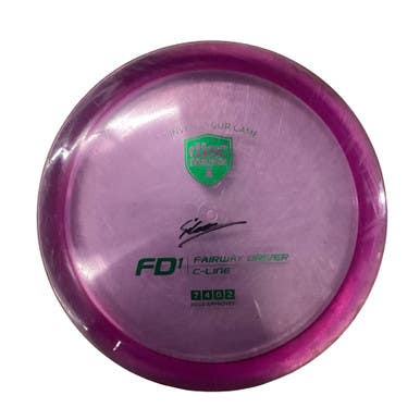 Used Discmania FD1 Disc Golf Driver Purple 11760-S000086017