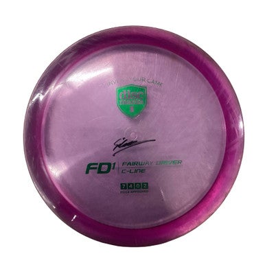 Used Discmania FD1 Disc Golf Driver Purple 11760-S000086017