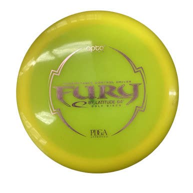 Used Latitude 64 FURY Disc Golf Driver Yellow 11760-S000086015