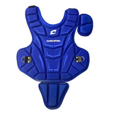 Used Champro CHEST PROTECTOR Catchers Chest Protector Royal Blue Junior 11760-S000086009