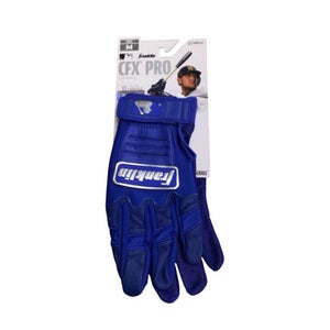 Used Franklin BB/SB Batting Gloves Navy Blue MD 11760-S000085997