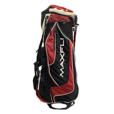 Used Maxfli MAXFLI STAND BAG Mens Stand Bag Cardinal And Black 11760-S000085973