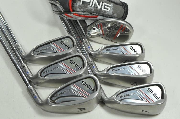 Ping Karsten 2014 4H, 5-W Iron Set Regular Flex Right CFS Steel # 206356