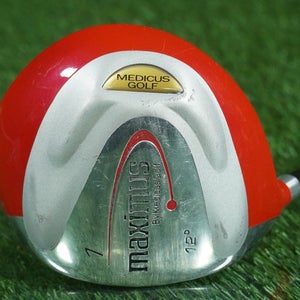 MEDICUS MAXIMUS 12 DRIVER WEIGHTED SWING TRAINER STEEL SHAFT LEFT HANDED LH