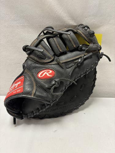 Used Rawlings RENEGADE RFBMB BB/SB First Base RH Throw Black 12 1/2" 11490-S000267913