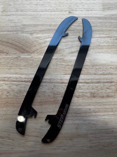NHL Pro Stock 280mm Used Black Step Steel Skate Blades / Runners