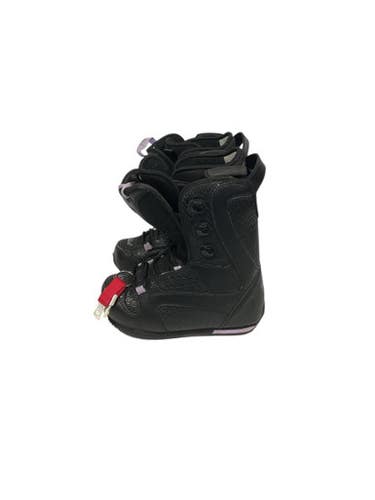 Used Head Womens Snowboard Boots Black Senior 6.5 11847-S000031970