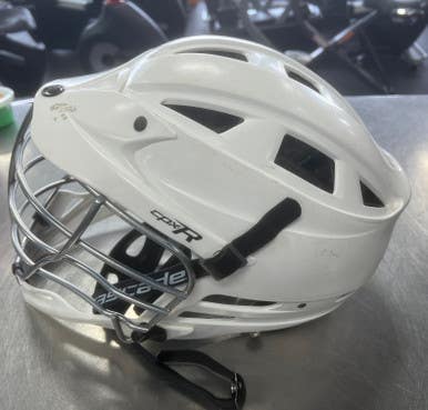 Used Cascade CPX-R Lacrosse Helmet White Fits all 11497-S000154600