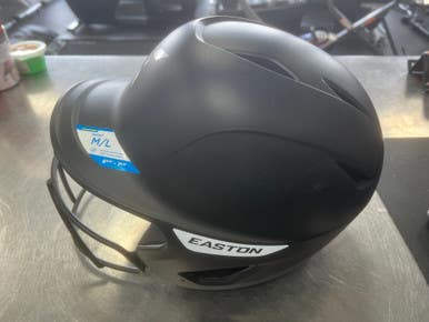 Used Easton ELITE Batting Helmet w/Mask Navy Blue M/L 11497-S000154584