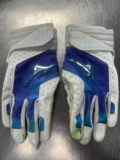 Used Mizuno BB/SB Batting Gloves White SM 11497-S000154587
