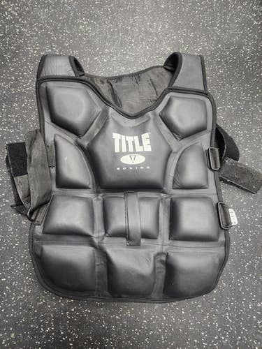 Used Title Weight Vest 22lb Boxing Accessory 11849-S000034976