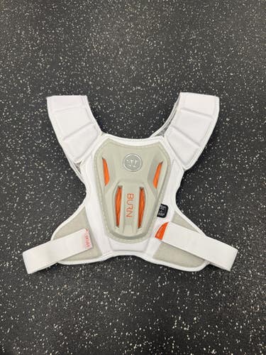 New Warrior BURN Lacrosse Shoulder Pads White MD 11849-S000034911