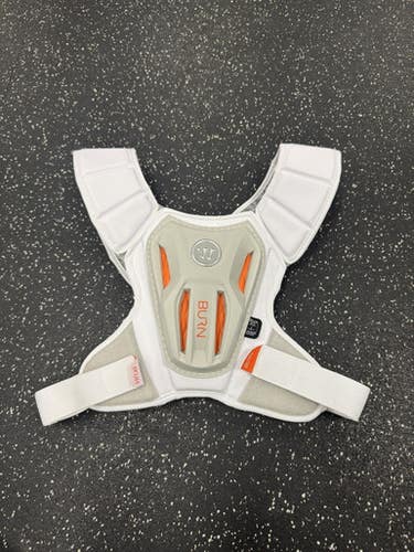 New Warrior BURN Lacrosse Shoulder Pads White MD 11849-S000034912